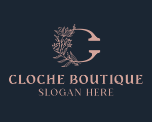 Flower Boutique Letter C logo design