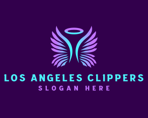 Angelic Wing Halo logo design