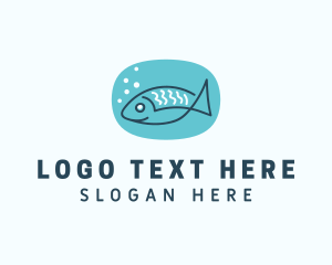 Pet - Fish Pet Aquarium logo design