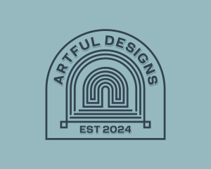 Arch Interior Designer logo design