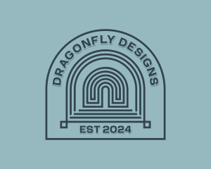 Arch Interior Designer logo design