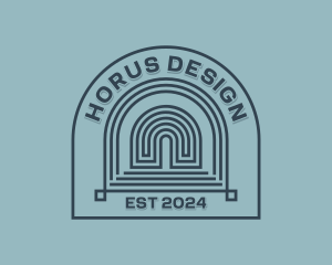 Arch Interior Designer logo design