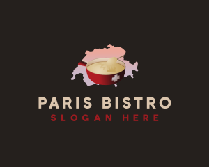 Swiss Fondue Dip logo design