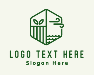 Vegetable - Rural Eco Park logo design