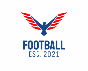 Eagle - National Avian Bird logo design