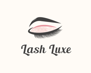 Eyebrow Eyelash Beauty logo design