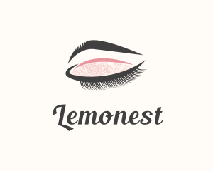 Makeup Tutorial - Eyebrow Eyelash Beauty logo design