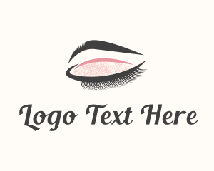 Beauty Vlogger - Eyebrow Eyelash Beauty logo design