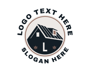 Roof Services - House Roof Repair Service logo design