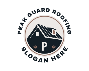 House Roof Repair Service  logo design