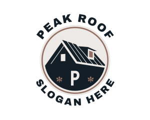 House Roof Repair Service  logo design