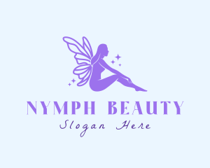 Nymph - Fairy Goddess Sparkle logo design