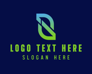 Stock Broker - Finance Tech Letter S logo design