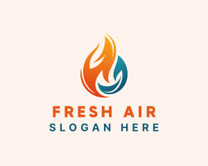 Thermal Gas Fire logo design