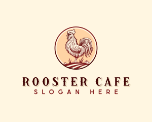 Chicken Rooster Farm logo design