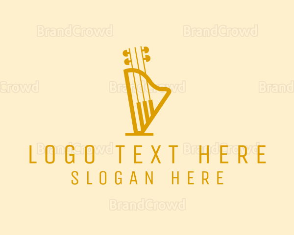 Piano Harp Guitar Logo