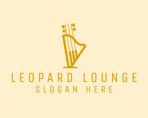 Piano Harp Guitar logo design