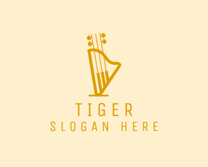 Concert - Piano Harp Guitar logo design