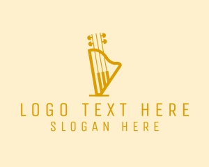 Piano Harp Guitar Logo