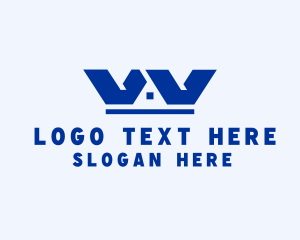 Letter W - Window House Letter W logo design