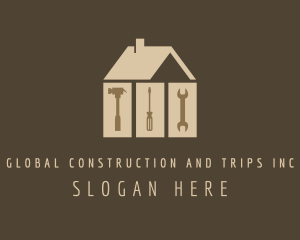 Contstruction - House Construction Tools logo design