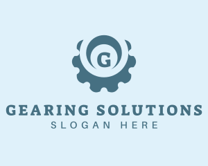 Gearing - Cogwheel Gear Machinery logo design