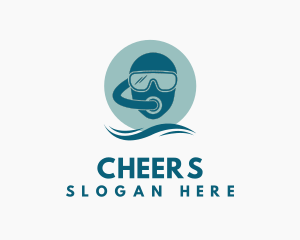 Scuba Diving Helmet Logo