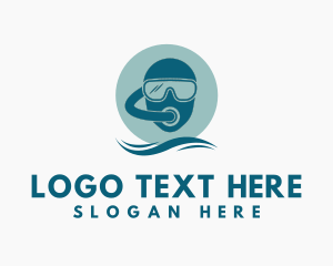 Scuba Diving Helmet Logo