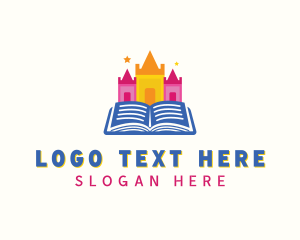 Bookstore - Learning Daycare Castle logo design