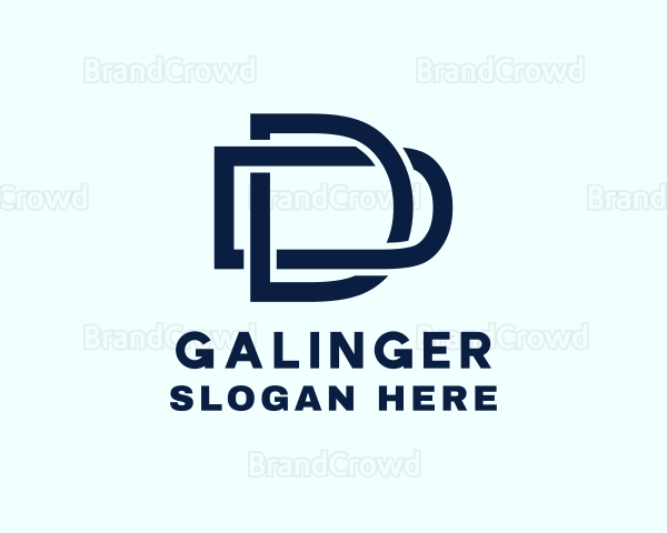 Modern Professional Letter D Logo