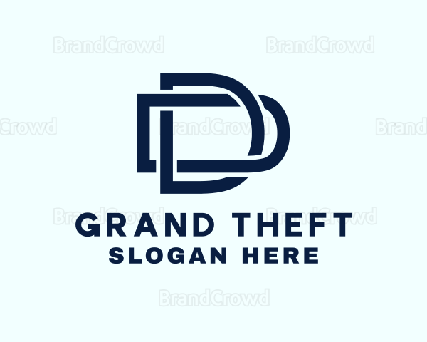 Modern Professional Letter D Logo