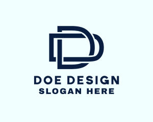 Modern Professional Letter D logo design