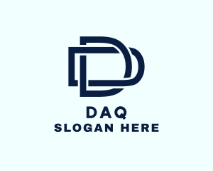 Modern Professional Letter D logo design