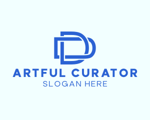 Modern Professional Letter D logo design