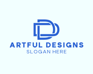 Modern Professional Letter D logo design