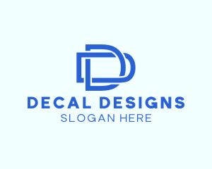 Modern Professional Letter D logo design