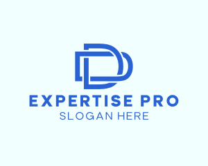 Modern Professional Letter D logo design