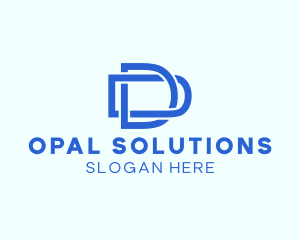 Modern Professional Letter D logo design