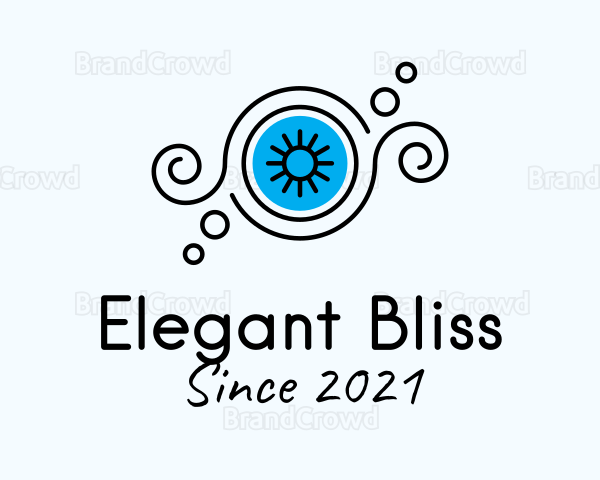 Abstract Eye Lashes Logo