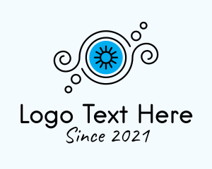 Eyebrow - Abstract Eye Lashes logo design