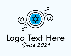 Lashes - Abstract Eye Lashes logo design