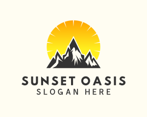 Sun Mountain Camping logo design