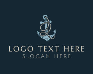 Yacht - Anchor Rope Letter Q logo design