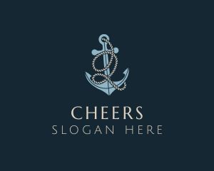 Seafarer - Anchor Rope Letter Q logo design