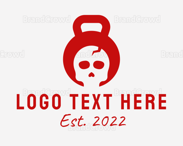 Dead Skull Kettlebell Crossfit Logo