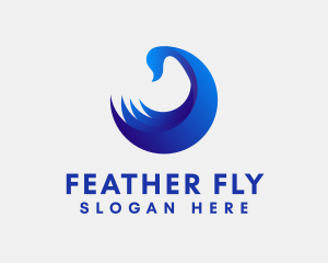 Modern Corporate Bird  logo design