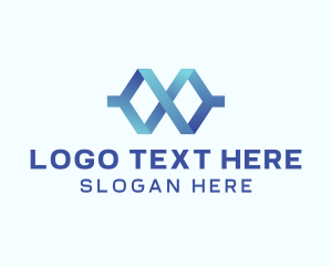 Firm - Infinity Marketing Letter X logo design