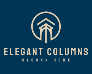 Premium Column Construction logo design