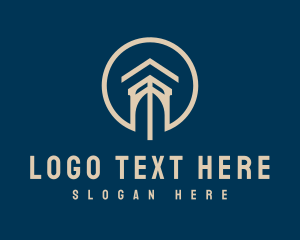 Law - Premium Column Construction logo design