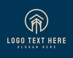 Premium Column Construction Logo